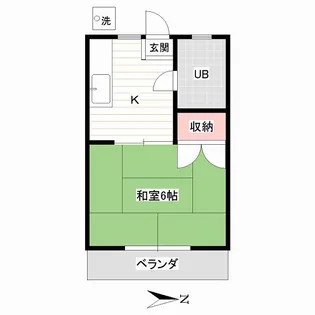 東京都大田区大森西5【アパート】の間取り