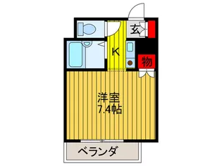 扇商事マンション【3階】の間取り