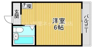 大阪府東大阪市柏田西1【アパート】の間取り