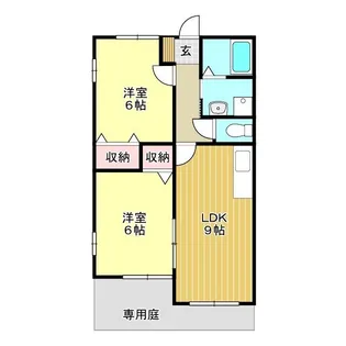 ヘーベルメゾン本郷【1階】の間取り