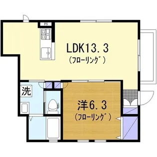 グリーンハイム【1階】の間取り