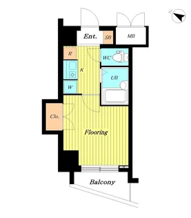 ステージファースト三宿【2階】の間取り