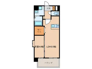 シュライン恵比寿タワーレジデンス【4階】の間取り