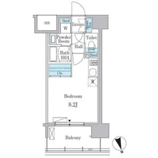 ルーエ今池【12階】の間取り