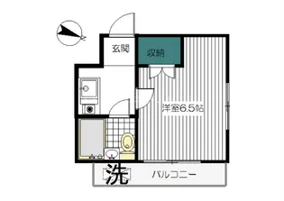 ファミール洗足【3階】の間取り