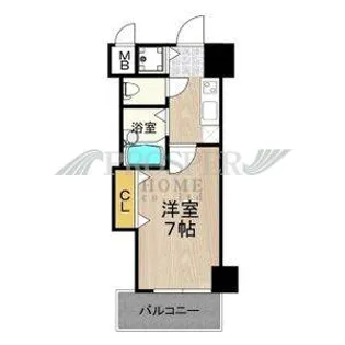 CITY SPIRE布施【9階】の間取り