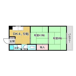マンション小山【2階】の間取り