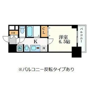 プレサンス名古屋STATIONアライブ【7階】の間取り