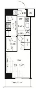 東京都品川区南大井3【マンション】の間取り