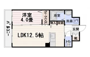 ミルキーウェイ4【4階】の間取り