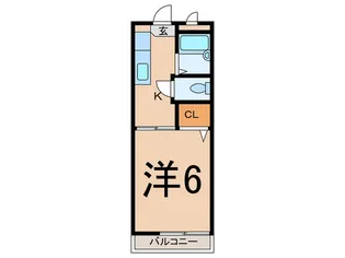 BMTハイツA【2階】の間取り