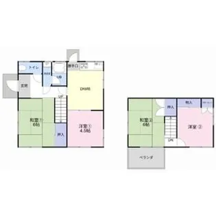 岐阜県可児市禅台寺3【一戸建】の間取り