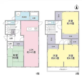 愛知県知多市八幡字里之前【一戸建】の間取り