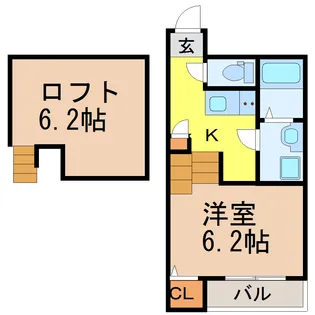 アイビー北原【2階】の間取り