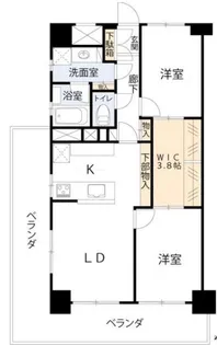 ウィンザーハイム南砂【12階】の間取り