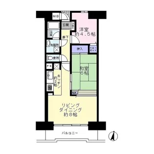 ライオンズプラザ北綾瀬(010411)【10階】の間取り