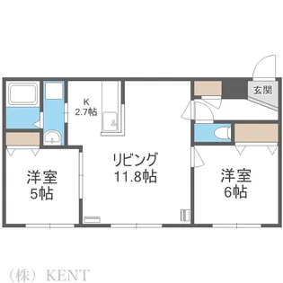 Enzo【1階】の間取り