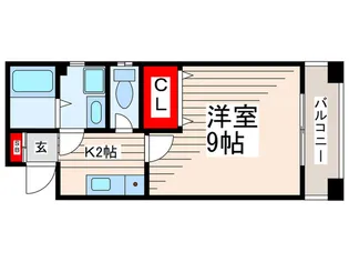 ベイシティ葛西【1階】の間取り