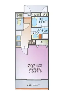 ビリーブ瑞穂ヒルズ【2階】の間取り