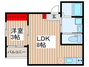 ヴィレッティーナ大和田II【1階】の間取り