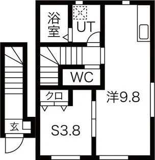 ル・メイユール尼沼B棟【2階】の間取り