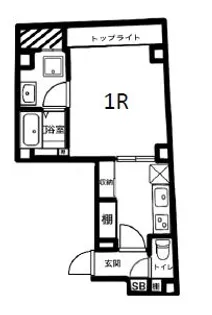グレースビーコン大宮【5階】の間取り
