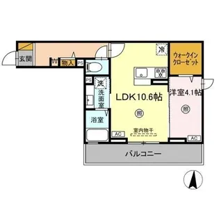 プライムヒル【2階】の間取り