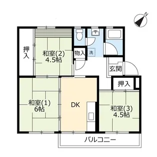 UR原市【4階】の間取り