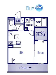 ティーロワ湘南【2階】の間取り