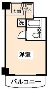 ユニハイツ勝どき【10階】の間取り