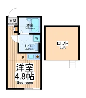 メゾンルークス【2階】の間取り