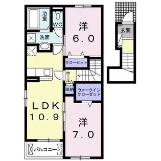 リヴァーサ あさま台【2階】の間取り