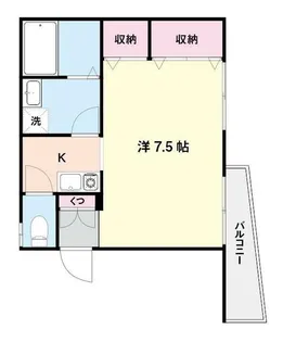 ヴィラ三條【2階】の間取り