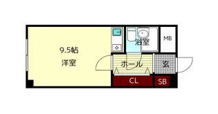 ビルまあぁろ【6階】の間取り
