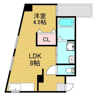 能登第1マンション【4階】の間取り