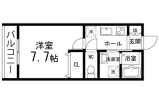 ペアレシア吉岡【2階】の間取り