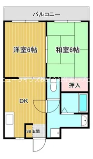山本マンション【2階】の間取り