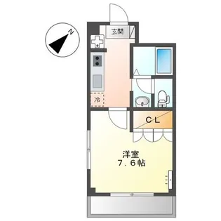 アドバンス創【3階】の間取り