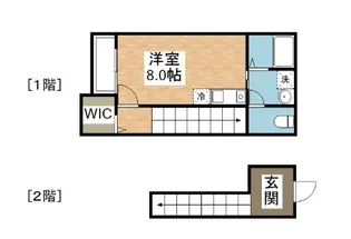 リックメゾン市崎【2階】の間取り