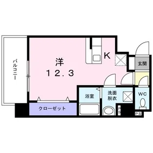 ドレスローズ【5階】の間取り