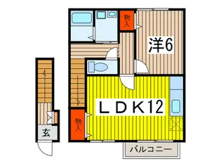 プラスワン【2階】の間取り