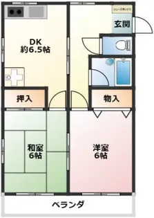 シオンハイム【1階】の間取り
