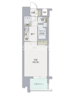 レジデンス大阪福島フォルテ【3階】の間取り