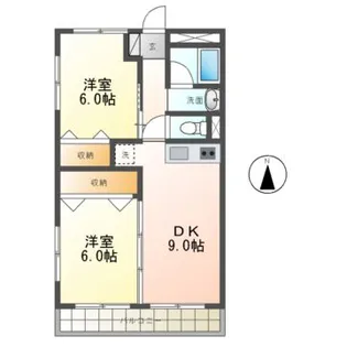 ピアチェーレ江南【3階】の間取り