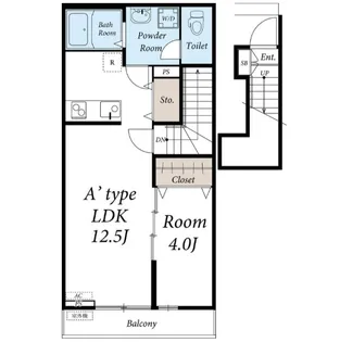 リブリSUNGREENの間取り