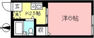 シティハイムサンセット【2階】の間取り