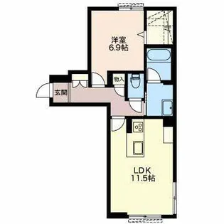 クレアールKII【1階】の間取り