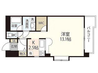 ヴェル袋町公園【3階】の間取り