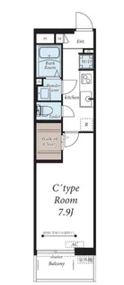 ヴィラ新小岩【1階】の間取り