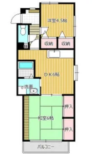 メゾン朝倉【2階】の間取り